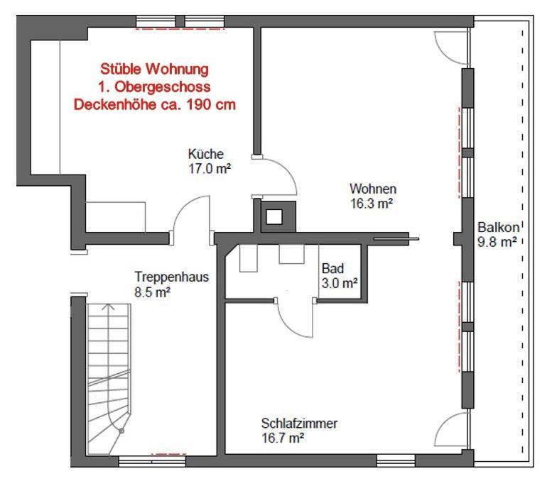 古塔赫Haus Schneider公寓 外观 照片